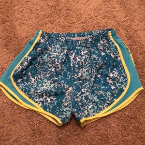 Nike Dri-Fit Blue Patterned Shorts